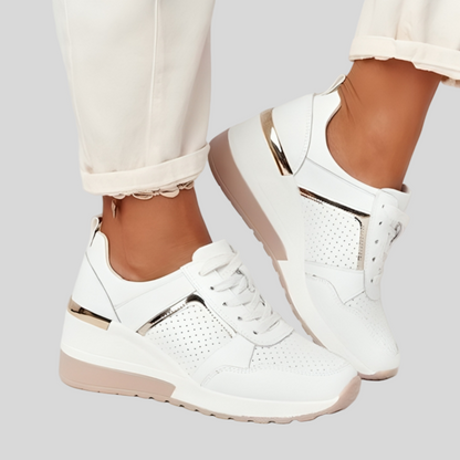 Women's Comfortable Breathable Wedge Sneakers Supportive