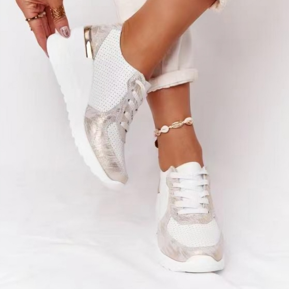 Women's Comfortable Breathable Wedge Sneakers Supportive