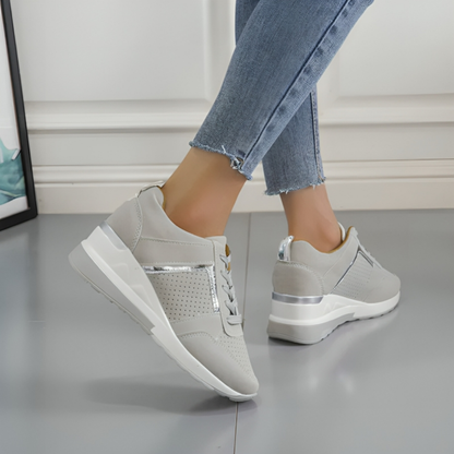Women's Comfortable Breathable Wedge Sneakers Supportive