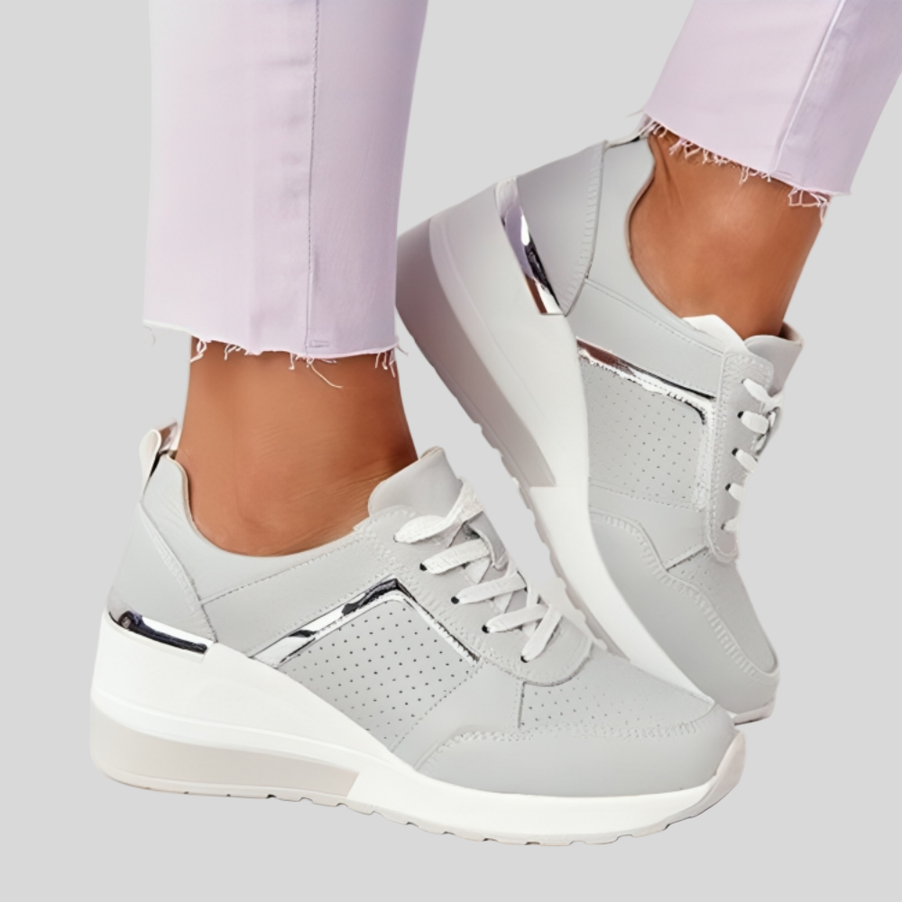 Women's Comfortable Breathable Wedge Sneakers Supportive