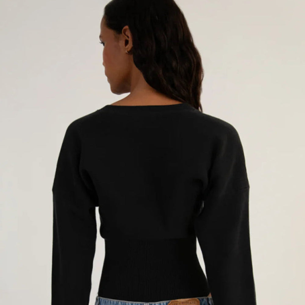 Women's Cardigan Ribbed Knit Fitted Long Sleeve Button Up Top 4