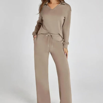 Women's Clothing Casual Long Sleeve Two-Piece Outfit Comfortable Stylish Set 13