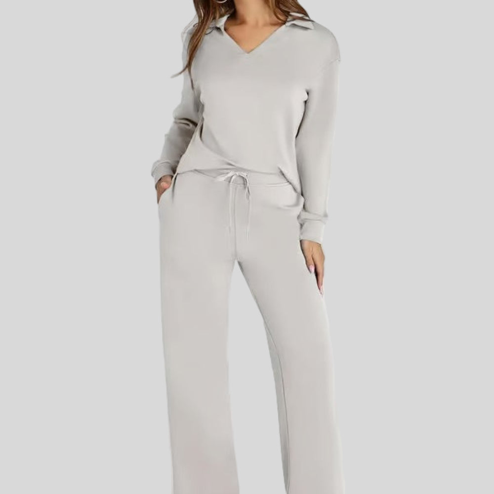 Women's Clothing Casual Long Sleeve Two-Piece Outfit Comfortable Stylish Set 14