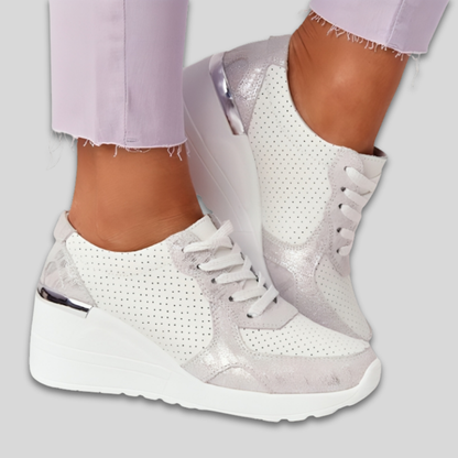Women's Comfortable Breathable Wedge Sneakers Supportive
