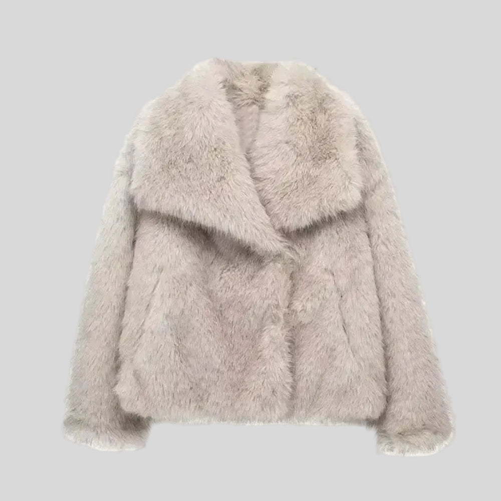 Macy | Luxuriöse Kunstfell-Jacke – Stilvoll, Kuschelig und Zeitlos - Image 10