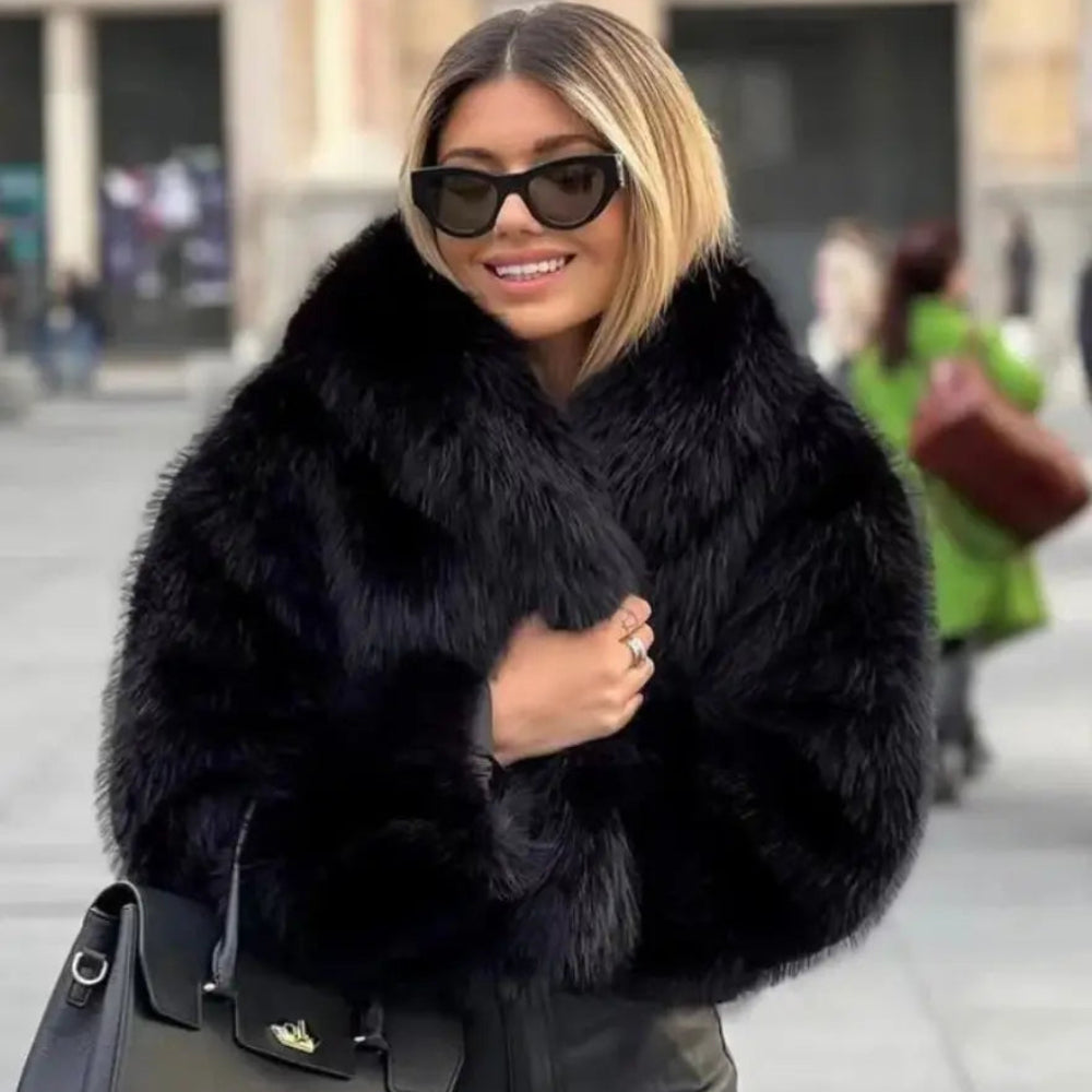 Macy | Luxuriöse Kunstfell-Jacke – Stilvoll, Kuschelig und Zeitlos - Image 6