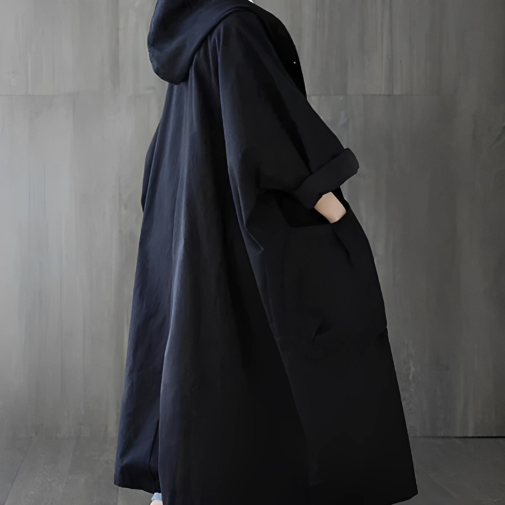 Women's Oversized Casual Hooded Coat Loose Fit