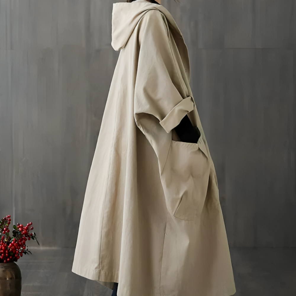 Women's Oversized Casual Hooded Coat Loose Fit