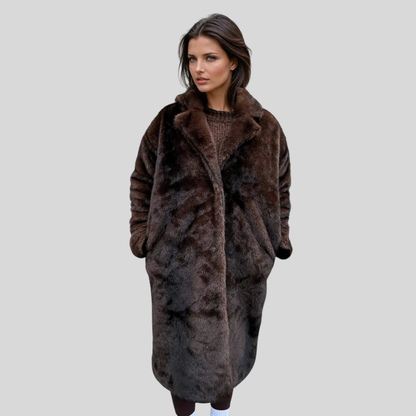 Women's Oversized Luxury Faux Fur Coat Warm Winter