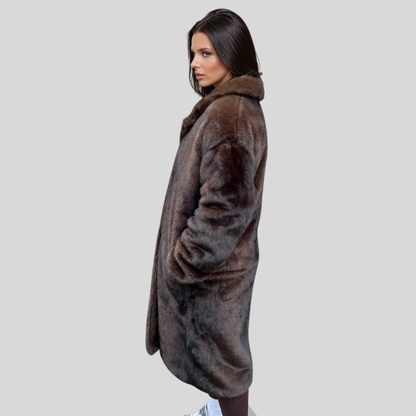 Women's Oversized Luxury Faux Fur Coat Warm Winter