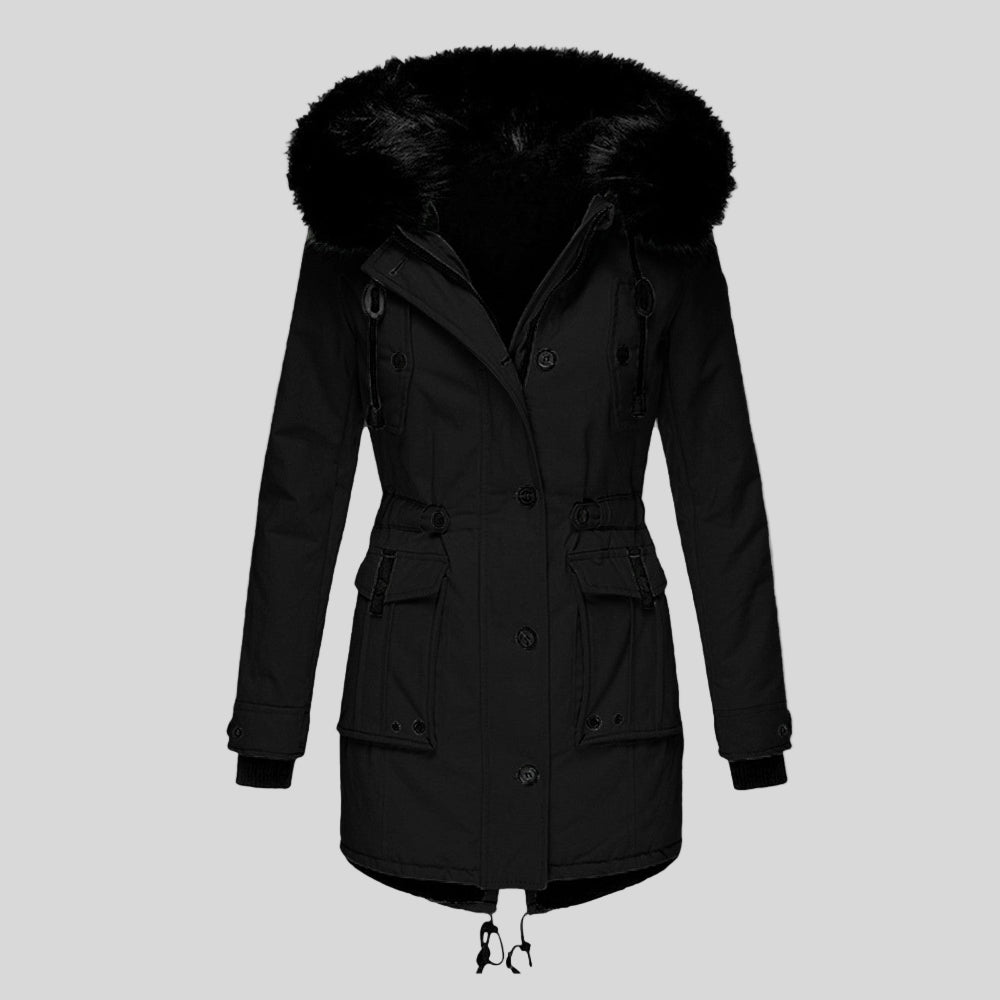 Women's Winter Coat Cotton Parka Jacket for Cold Weather Fashion 1
