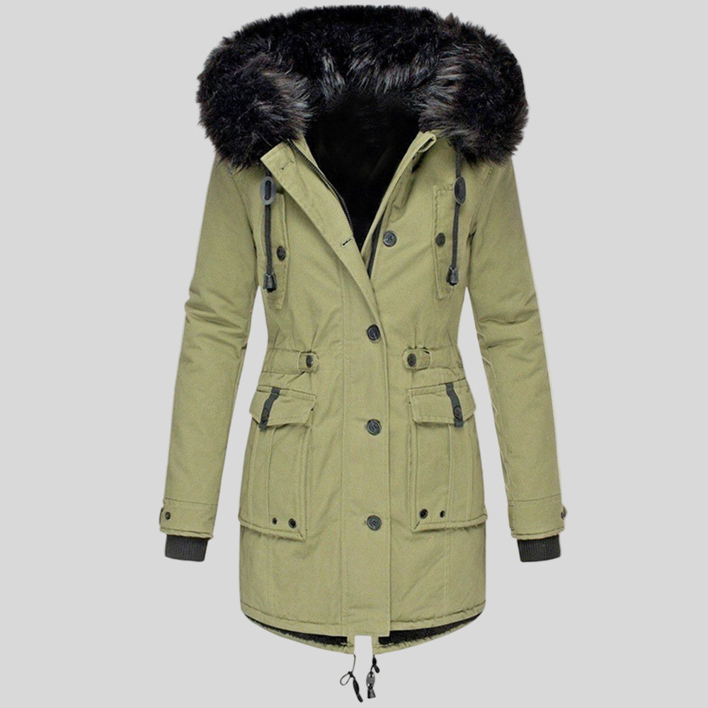 Women's Winter Coat Cotton Parka Jacket for Cold Weather Fashion 2