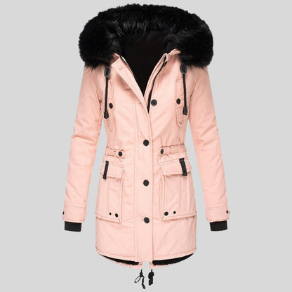 Women's Winter Coat Cotton Parka Jacket for Cold Weather Fashion 3