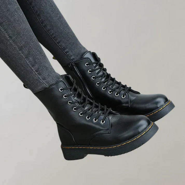 Women's Ankle Boots | Platform Lace-Up-Levorel
