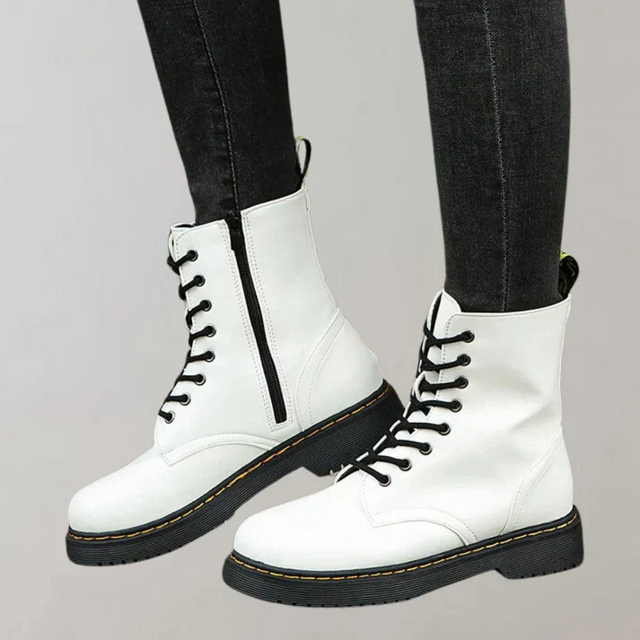 Women's Ankle Boots | Platform Lace-Up-Levorel