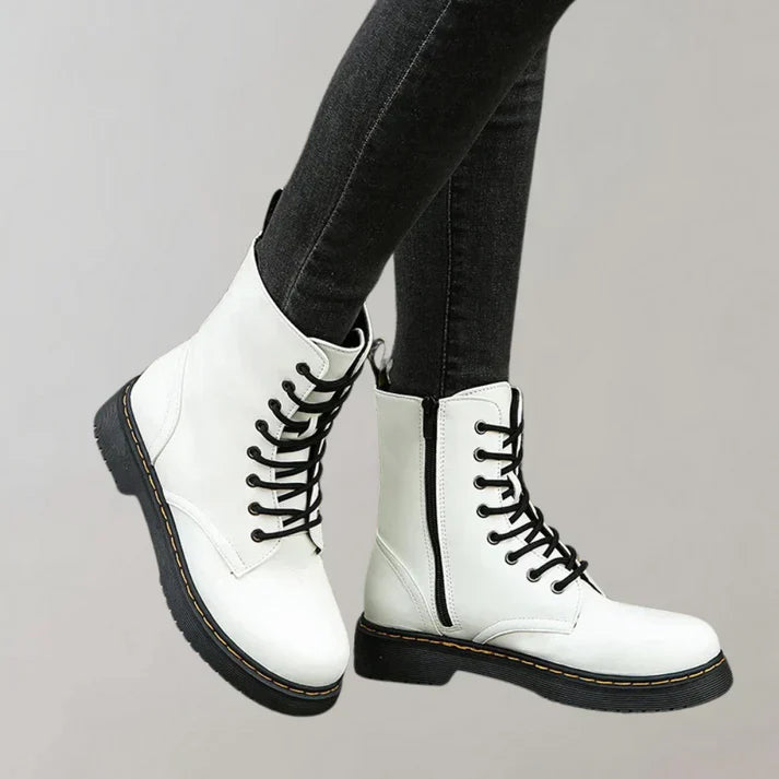 Women's Ankle Boots | Platform Lace-Up-Levorel