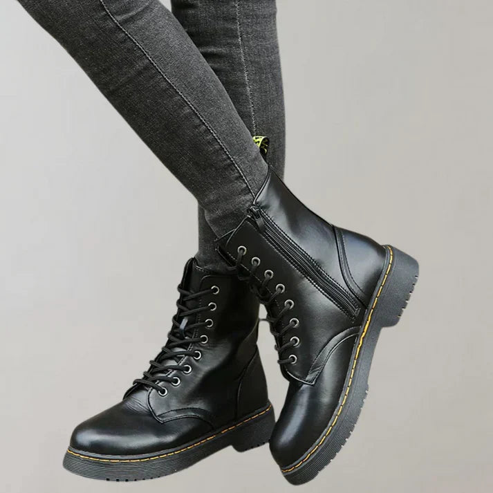 Women's Ankle Boots | Platform Lace-Up-Levorel