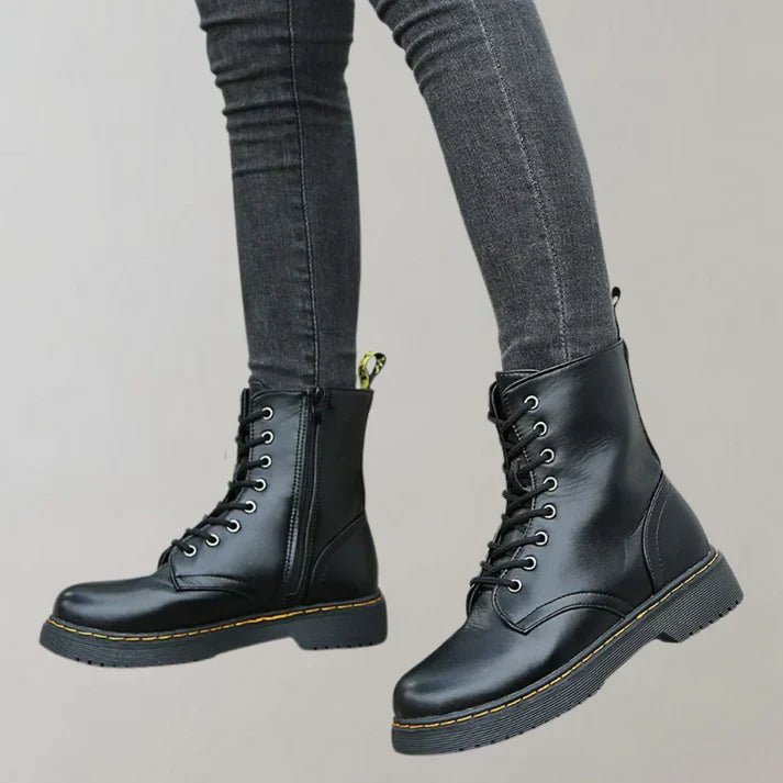 Women's Ankle Boots | Platform Lace-Up-Levorel
