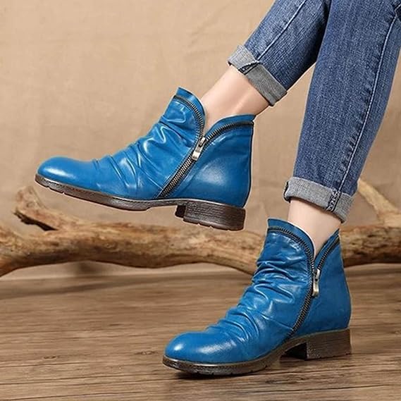 Women's Ankle Boots | Slip On Flat-Levorel