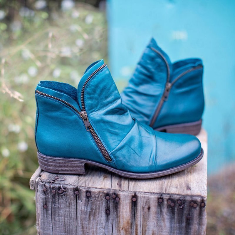 Women's Ankle Boots | Slip On Flat-Levorel