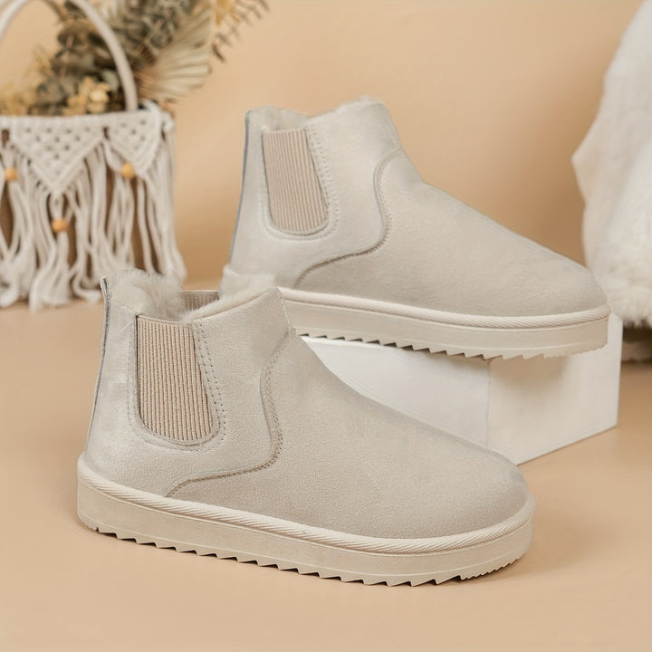 Women’s Ankle Winter Boots | Slip On Thermal-Levorel