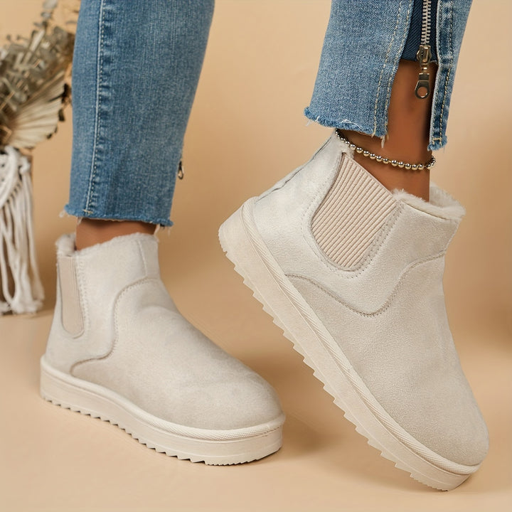 Women’s Ankle Winter Boots | Slip On Thermal-Levorel
