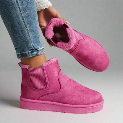 Women’s Ankle Winter Boots | Slip On Thermal-Levorel