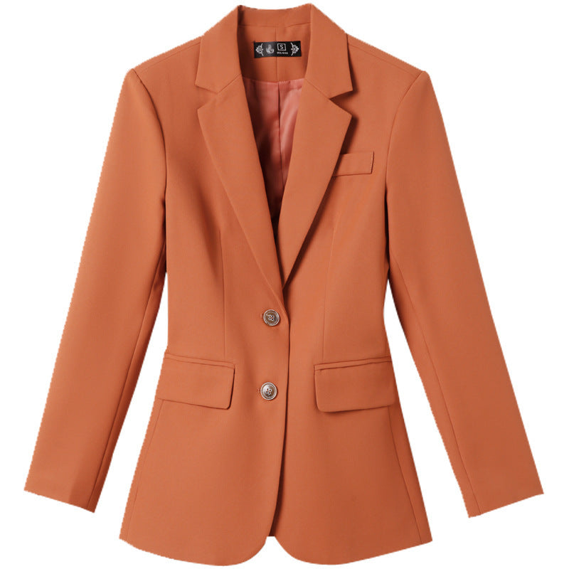 Women's Cropped Blazer Jacket | Lightweight Formal-Levorel