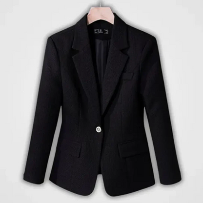 Women's Cropped Blazer Jacket | Lightweight Formal-Levorel