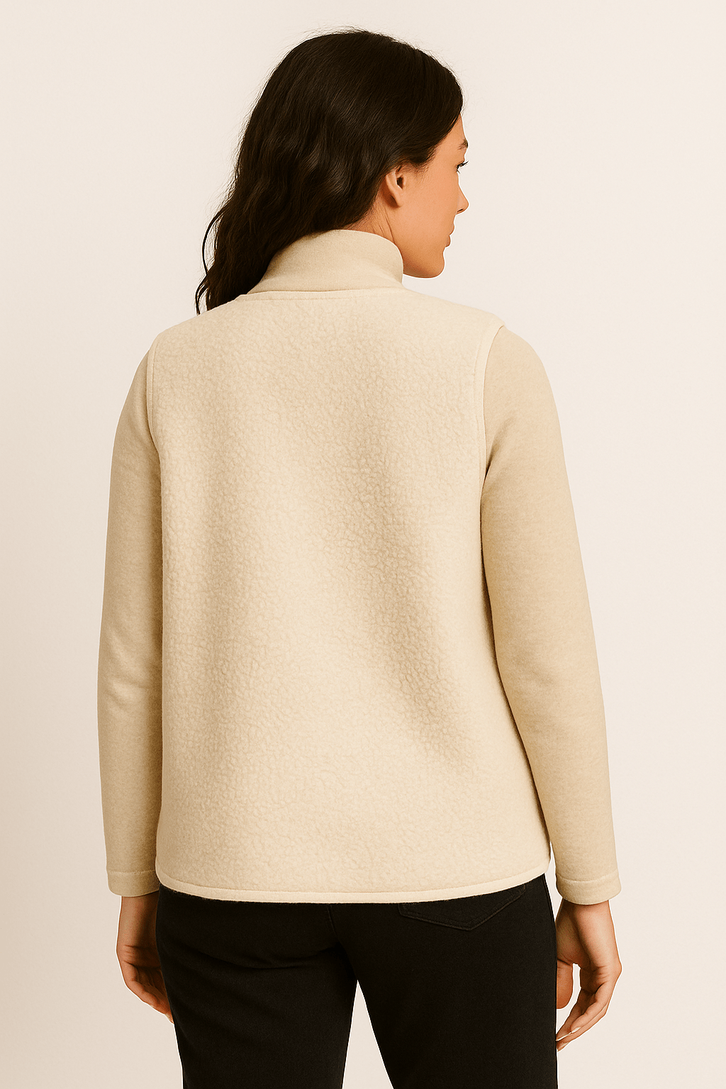 Women's Knitted Fleece Vest | Soft Sleeveless-Levorel