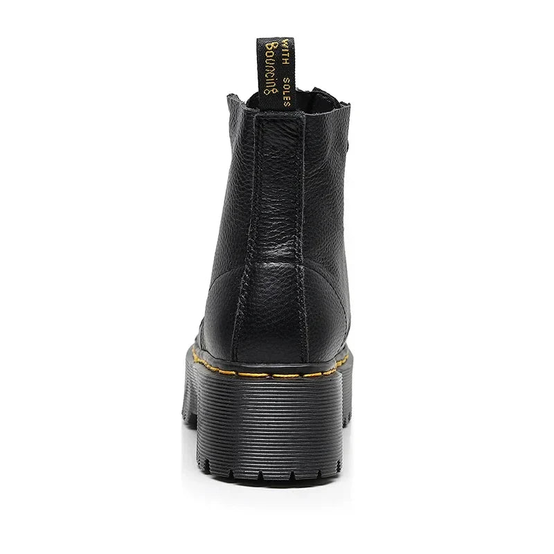 Women's Platform Boots | Zipper Grip Sole-Levorel