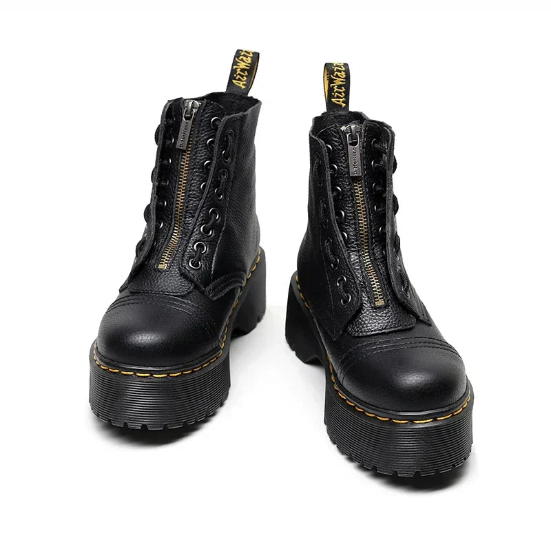 Women's Platform Boots | Zipper Grip Sole-Levorel