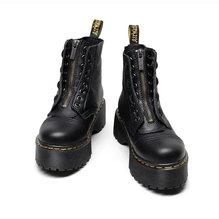 Women's Platform Boots | Zipper Grip Sole-Levorel