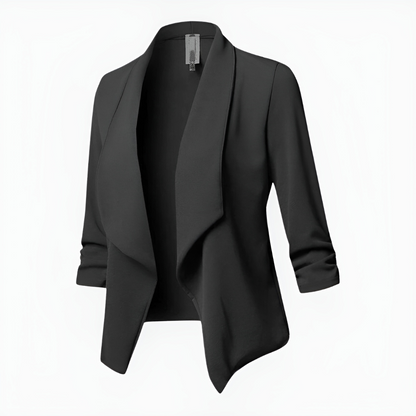 Women's Summer Blazer Jacket | Lightweight Cropped-Levorel