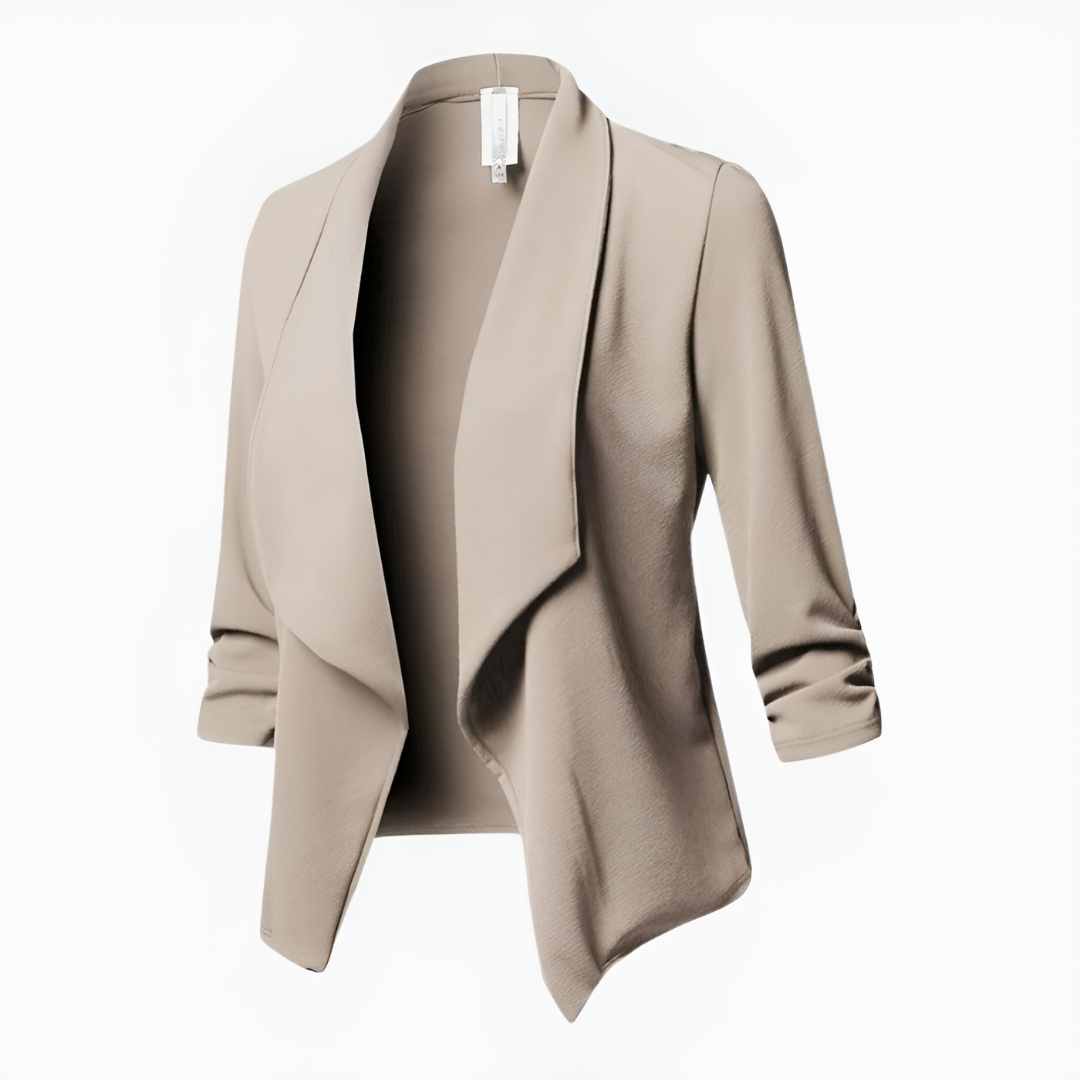 Women's Summer Blazer Jacket | Lightweight Cropped-Levorel