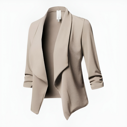Women's Summer Blazer Jacket | Lightweight Cropped-Levorel