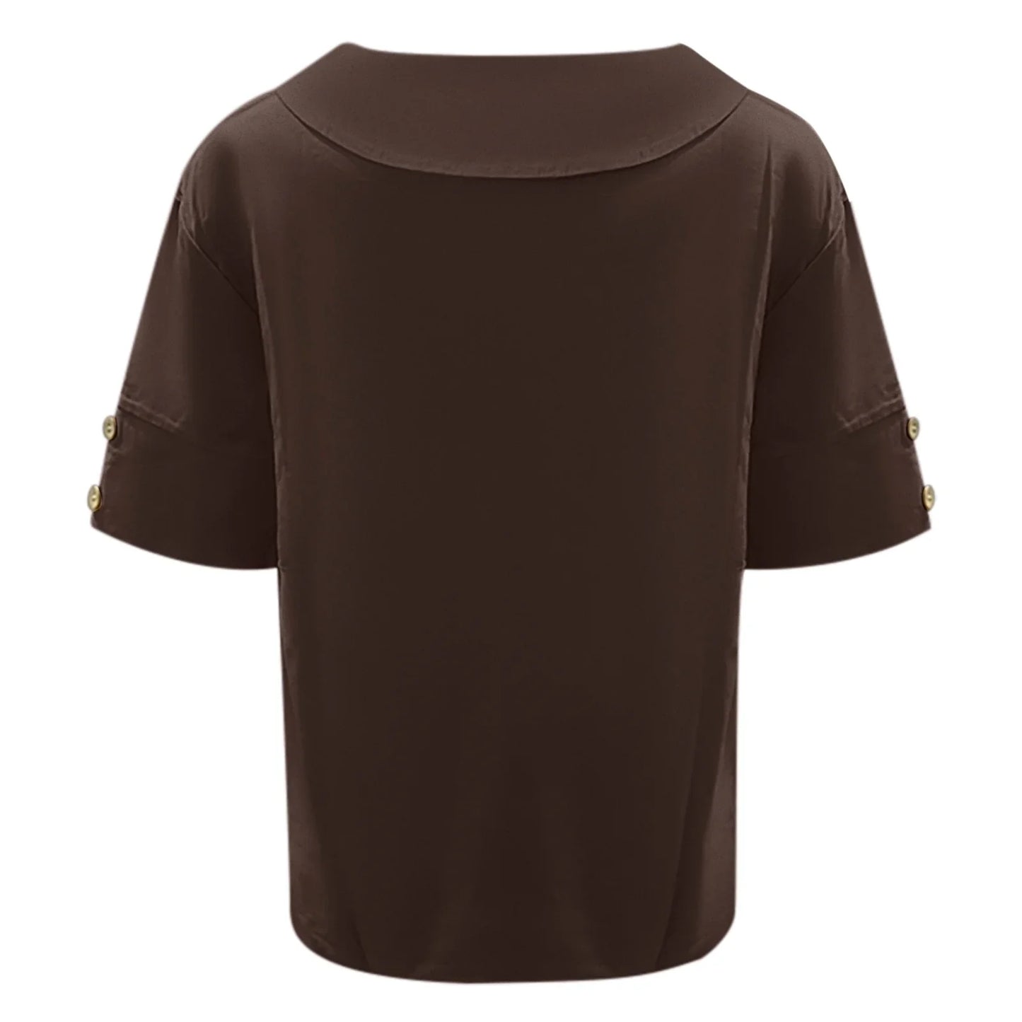 Women's Summer Tunic Blouse | V-Neck 3/4 Sleeve-Levorel