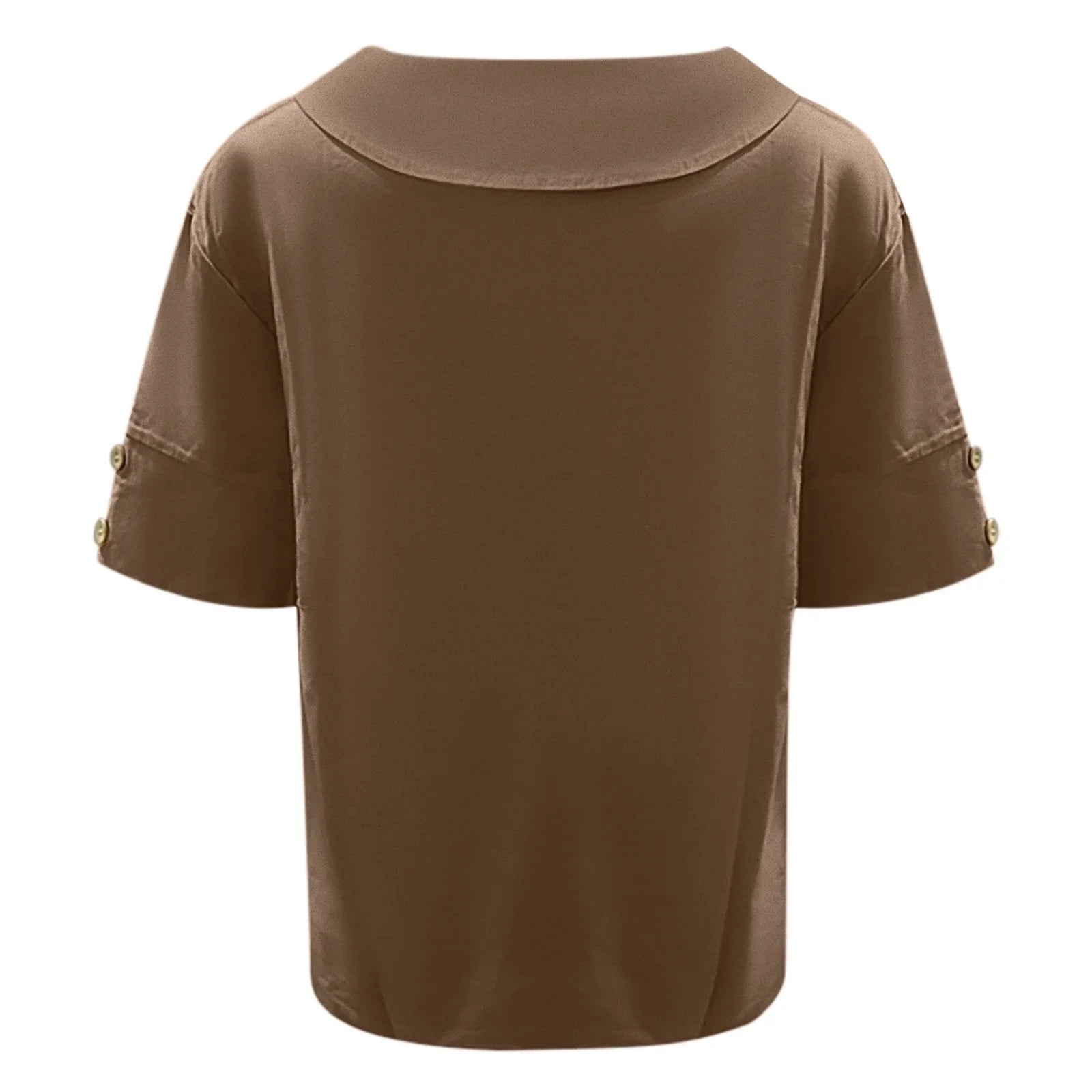 Women's Summer Tunic Blouse | V-Neck 3/4 Sleeve-Levorel