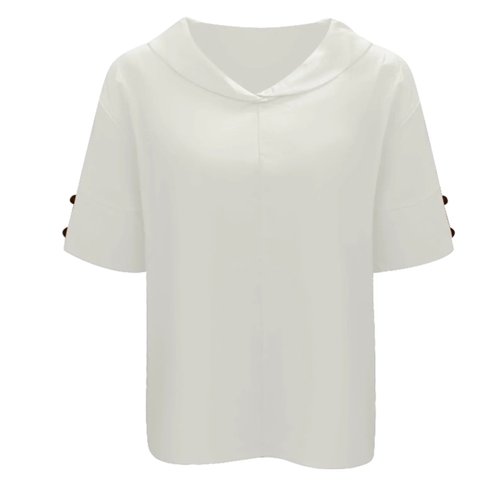Women's Summer Tunic Blouse | V-Neck 3/4 Sleeve-Levorel
