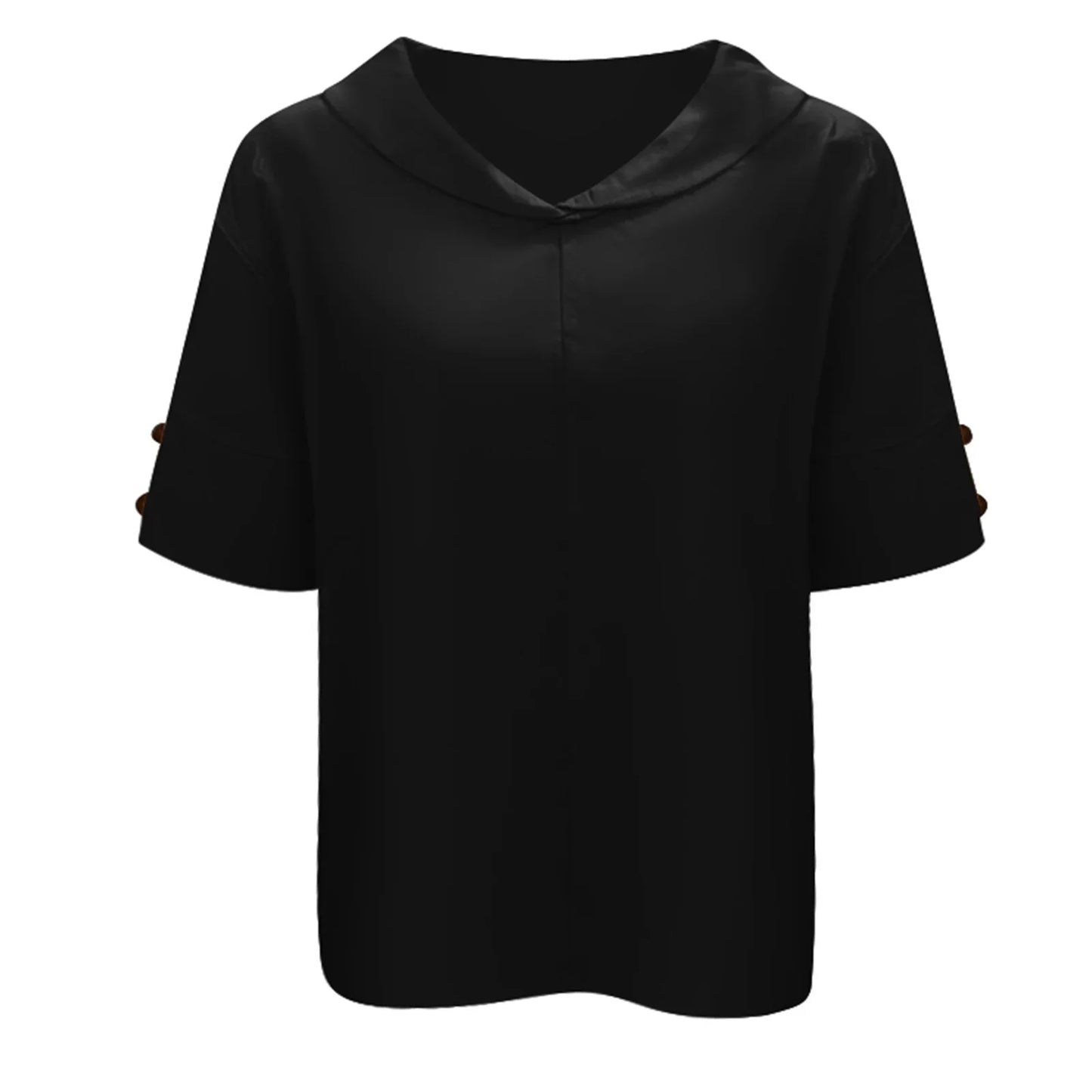 Women's Summer Tunic Blouse | V-Neck 3/4 Sleeve-Levorel