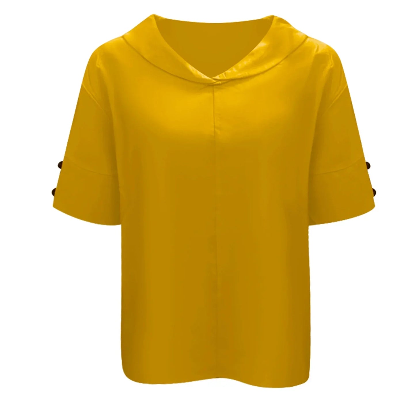 Women's Summer Tunic Blouse | V-Neck 3/4 Sleeve-Levorel