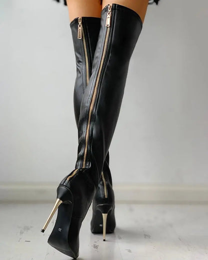 Women's Thigh High Boots | Heeled Stiletto-Levorel