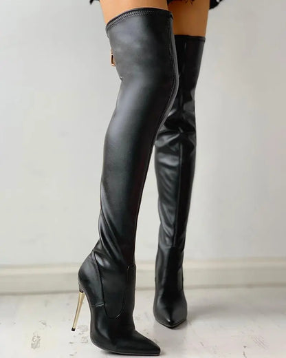 Women's Thigh High Boots | Heeled Stiletto-Levorel