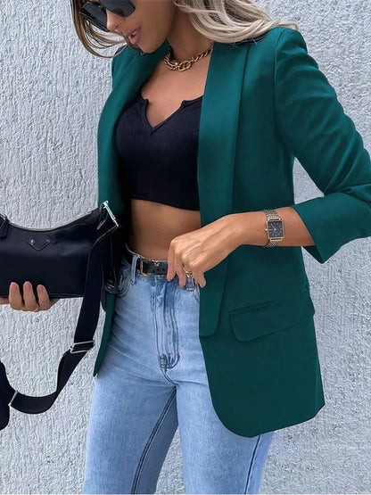 Women's Transitional Blazer | Long Lightweight-Levorel