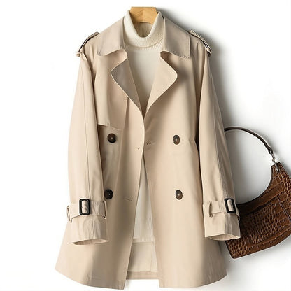 Women's Trench Coat Summer | Short Lightweight-Levorel