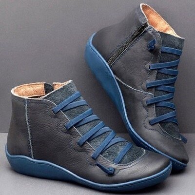 Women's Walking Ankle Boots | Flat Slip On-Levorel