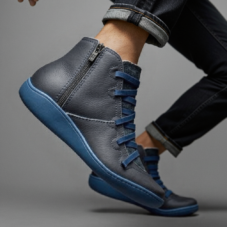 Women's Walking Ankle Boots | Flat Slip On-Levorel