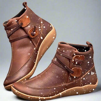 Women's Waterproof Ankle Boots | Flat Grip-Levorel