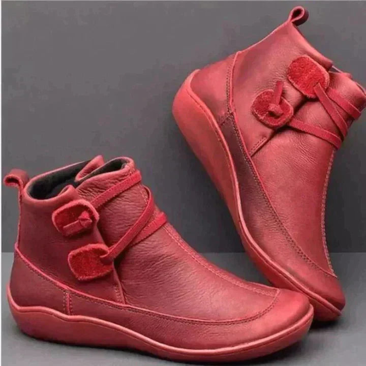 Women's Waterproof Ankle Boots | Flat Grip-Levorel
