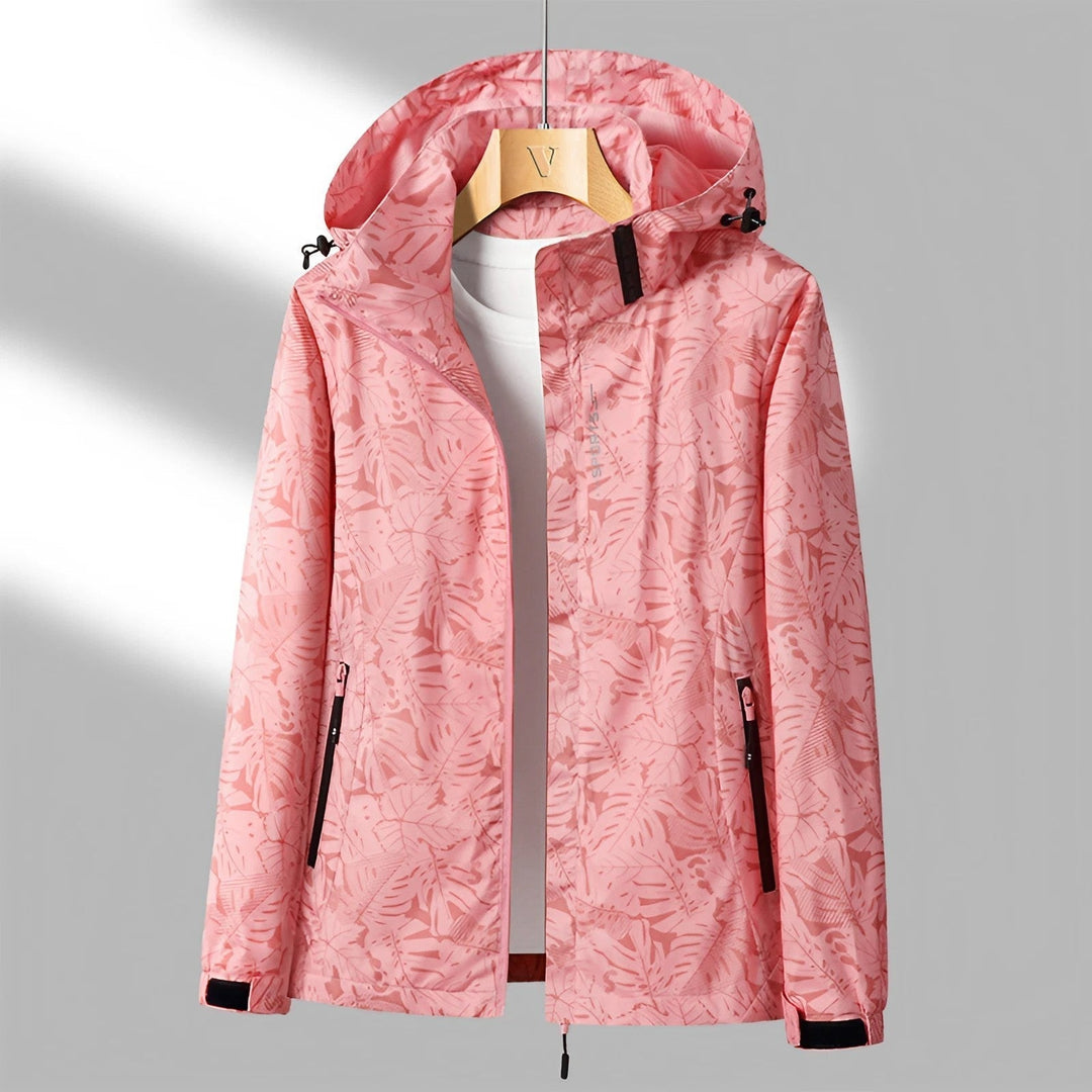 Women’s Waterproof Lightweight Softshell Jacket | Hooded Windproof-Levorel